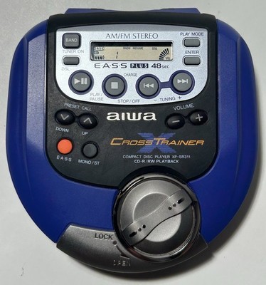 Aiwa Cross Trainer XP-SR311 Portable CD Player & AM/FM Digital Tuner