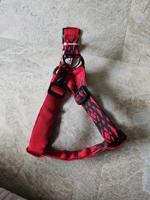 Petco Easy Step-In Sport Dog Harness Size Medium Red & Black Tribal