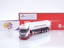Herpa 319904 # Scania CR20 HD Saugsilo-Sattelzug " Crone Handel Transport " 1:87