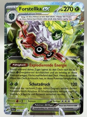 Pokemon Karte Forstellka ex 005/193 Karmesin & Purpur Paldea Near Mint Deutsch