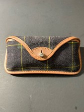 Polo Ralph Lauren Plaid Cloth Eyeglass Case Tartan Plaid Glass Glasses