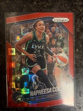 2025 Panini Prizm WNBA #8 Napheesa Collier Minnesota Lynx Red Pandora Prizm /199