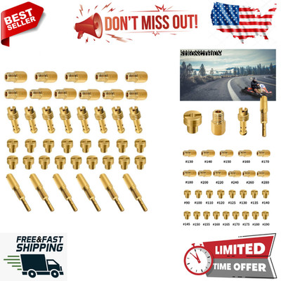 42 Pcs Carburetor Jet Kit for Mikuni Main & Pilot Slow Jet N100.604 VM28/486