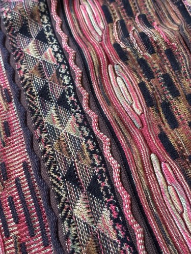 VTG NORM THOMPSON TEXTURED 3D KNIT SWEATER 90s Y2K COOGI STYLE COTTON BLEND XL - Picture 6 of 7