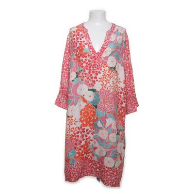 White Label, Kleid, Größe: 44, Pink/Weiß/Mehrfarbig, Viskose, Blumen, Damen #KGR