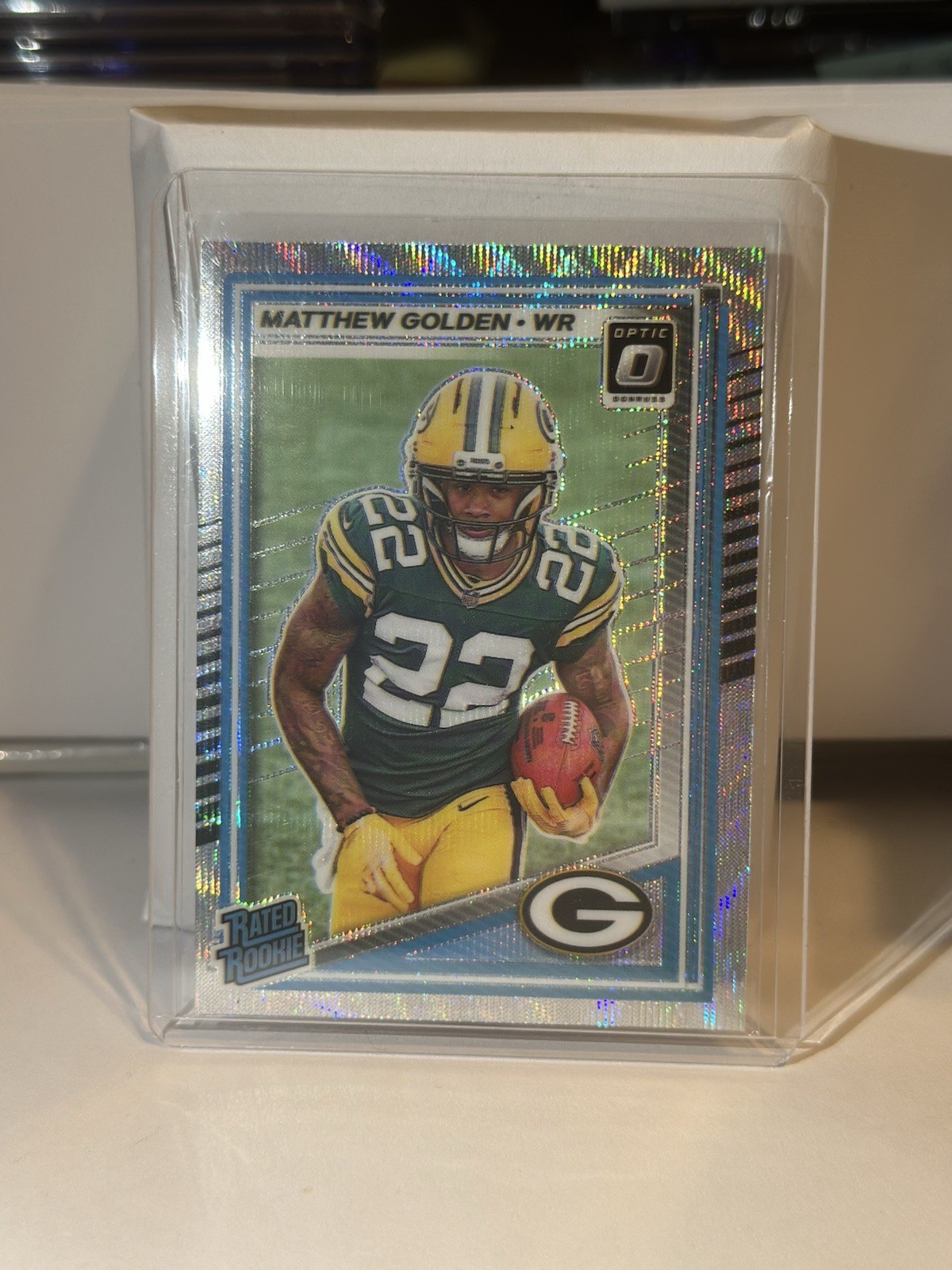 MATTHEW GOLDEN /300 Rated Rookie Wave Prizm 🔥2025 Donruss Optic #205 🔥Packers