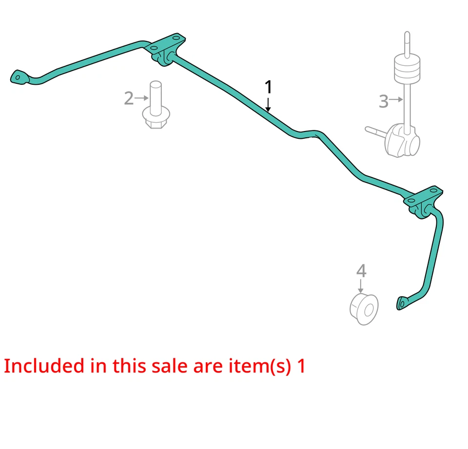 2018 林肯 MKT AWD 后稳定杆 原始设备制造商 82K 英里 - LKQ407133547 — 第 4/4 张图片