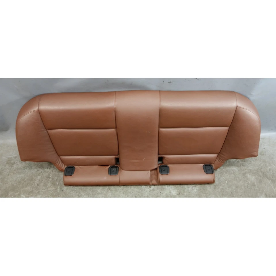 BMW E90 Serie 3 E91 2006-2008 4 puertas asiento trasero de fábrica parte inferior cuero Terra OEM Foto 3 de 4