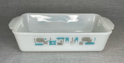 Vintage ROYAL (USA) Glassware “Blue Heaven” Loaf Pan Baking Dish - Picture 15 of 19