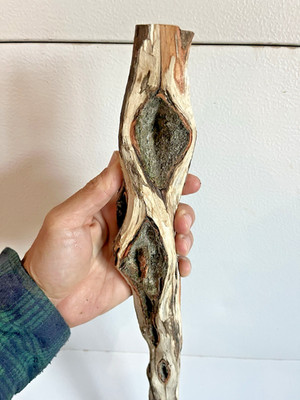 58'' Diamond Willow (RAISE the  s) Walking Stick, Hiking, Trekking, Cane wood
