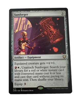 Sunforger Commander Legends Regular Rare Card #473 MTG NM