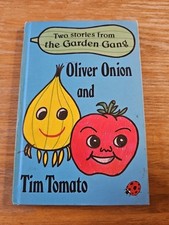 Vintage Ladybird Oliver Onion and Tim Tomato Garden Gang Book Jayne Fisher K9