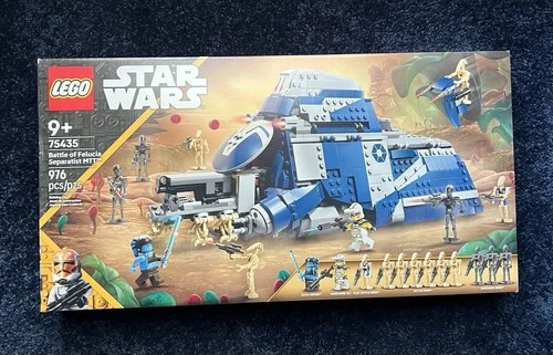 New ListingNew LEGO Star Wars Clone Battle of Felucia Separatist MTT Complete Set (75435)