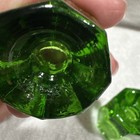 2 Vintage Green Glass Dental Dappen  Dishes Marked Japan — photo 5
