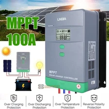 5200W 100A MPPT Solar Charge Controller 12V/24V/36V/48V Battery PV Max Regulator