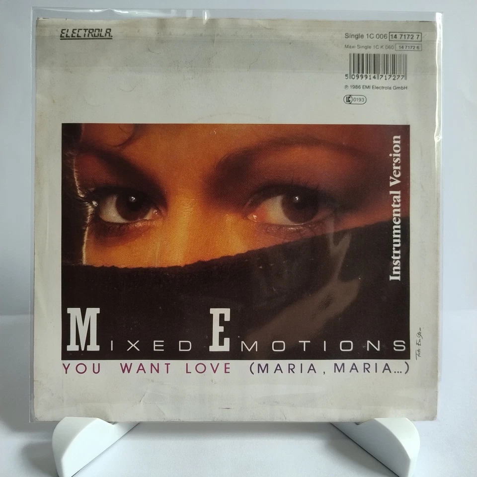 Mixed Emotions – You Want Love, 7" Vinyl (G/G-), Electrola, M7-1360 - Bild 2 von 2