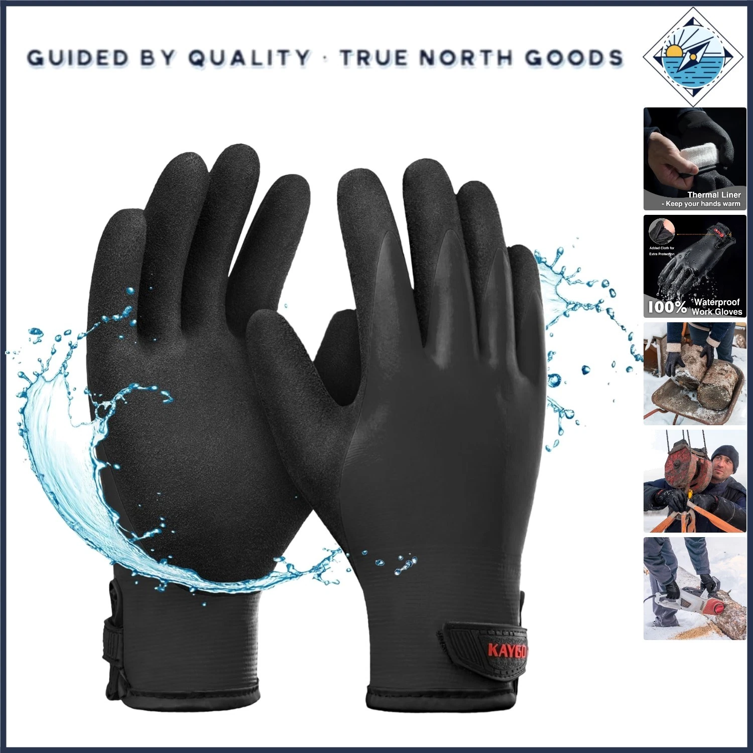 Medium Thermal Insulated Waterproof Gloves – Perfect for Cold Weather Activities
