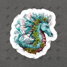 Artistic Sea Horse Vinyl Sticker Decal Perfect for Home Decor, 955509