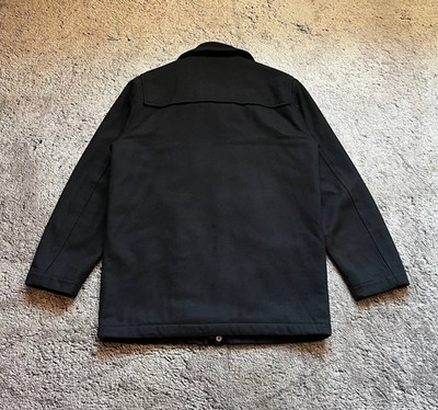 Lacoste Wool Blend Black Zip-Up Jacket Size 50 / M-L | eBay