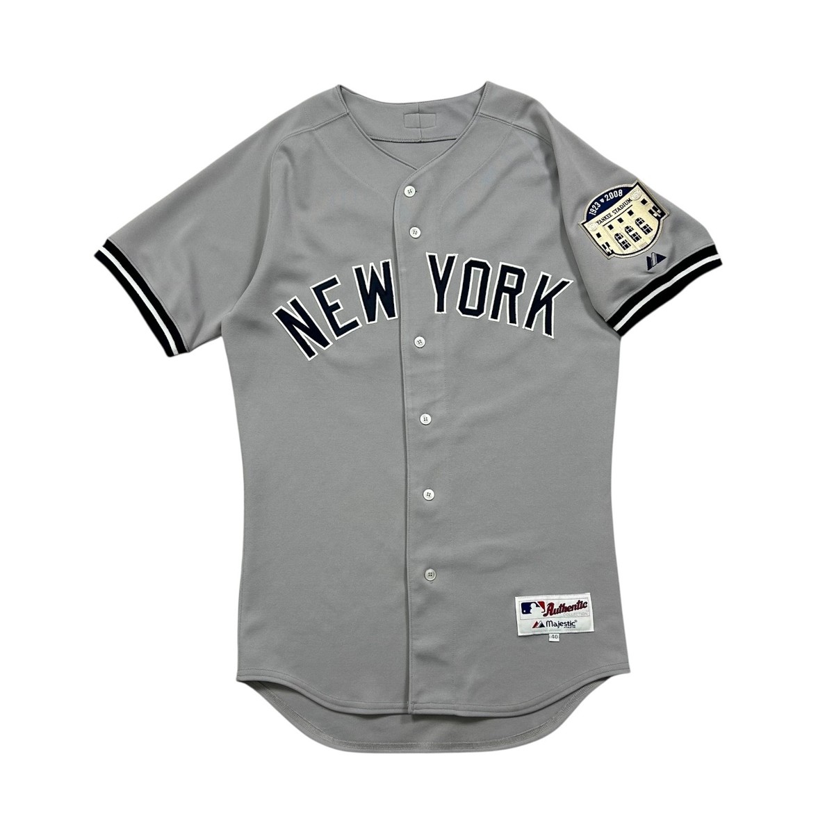VTG 00s MLB NEW YORK YANKEES ALEX RODRIGUEZ #13 MAJESTIC AUTHENTIC 