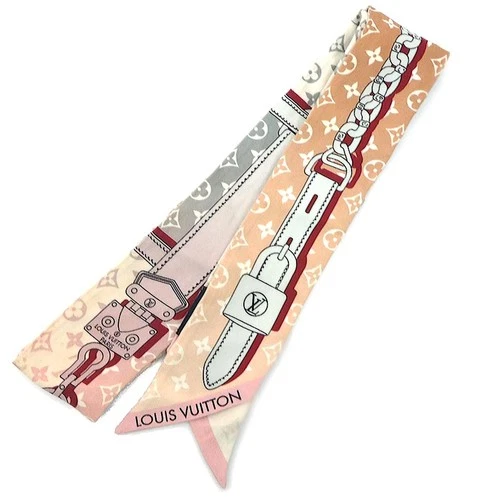 Auth LOUIS VUITTON Bandeau BB Scarf Multicolor Silk M77636 - e61869a