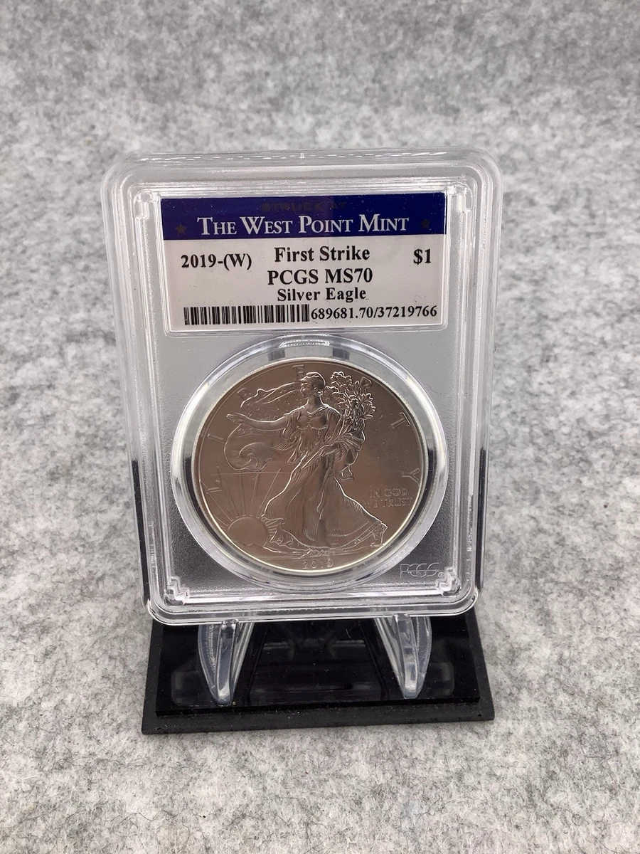 25+ American Eagle MS 70 Graded 2019 Silver Bullion Coins for sale