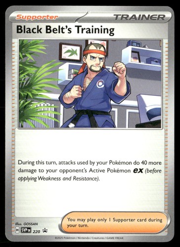 Black Belt's Training 220 SV Scarlet & Violet Promo Cards P NM Pokémon — English