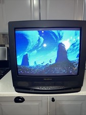 Quasar VV-2009 20" CRT TV VCR Combo Omnivision VHS Retro Gaming -Tested Working