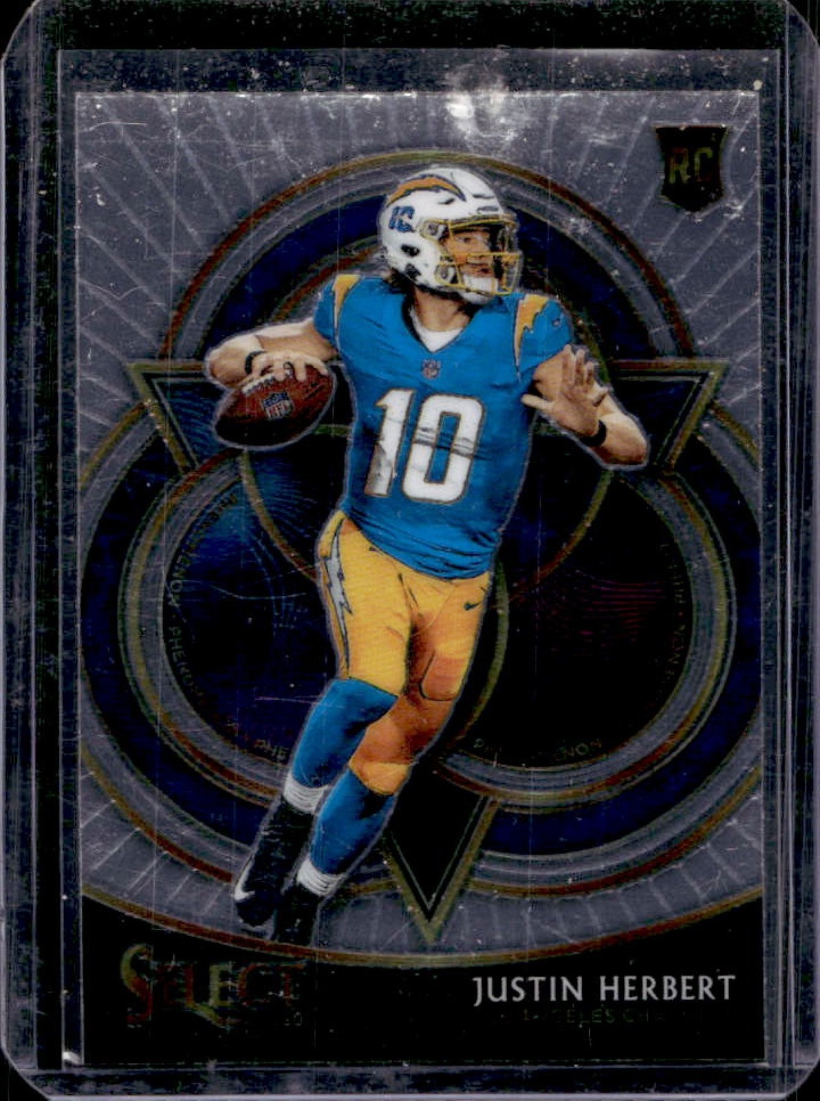 2020 Select Justin Herbert Phenomenon RC Rookie #P19 Chargers