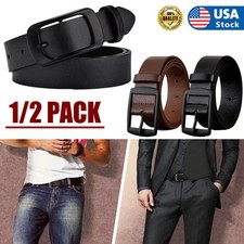Trouser Dress Belts Luxury Design Retro Casual PU Belt Man Versatile Pin Buckle