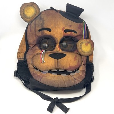 Five Nights At Freddy's FNAF 3D Freddy Fazbear Face Backpack by Bioworld 2016