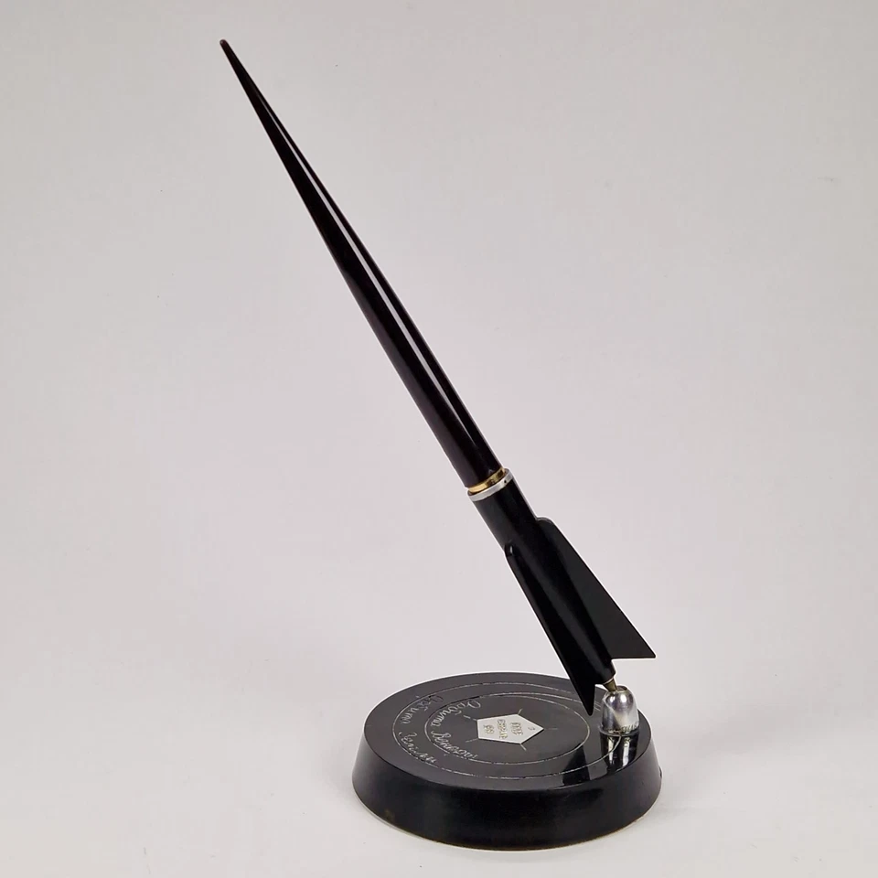 Винтажная советская чернильная перьевая ручка ракета Венера орбита Земли 1961 космическая программа СССР - Изображение 3 из 4