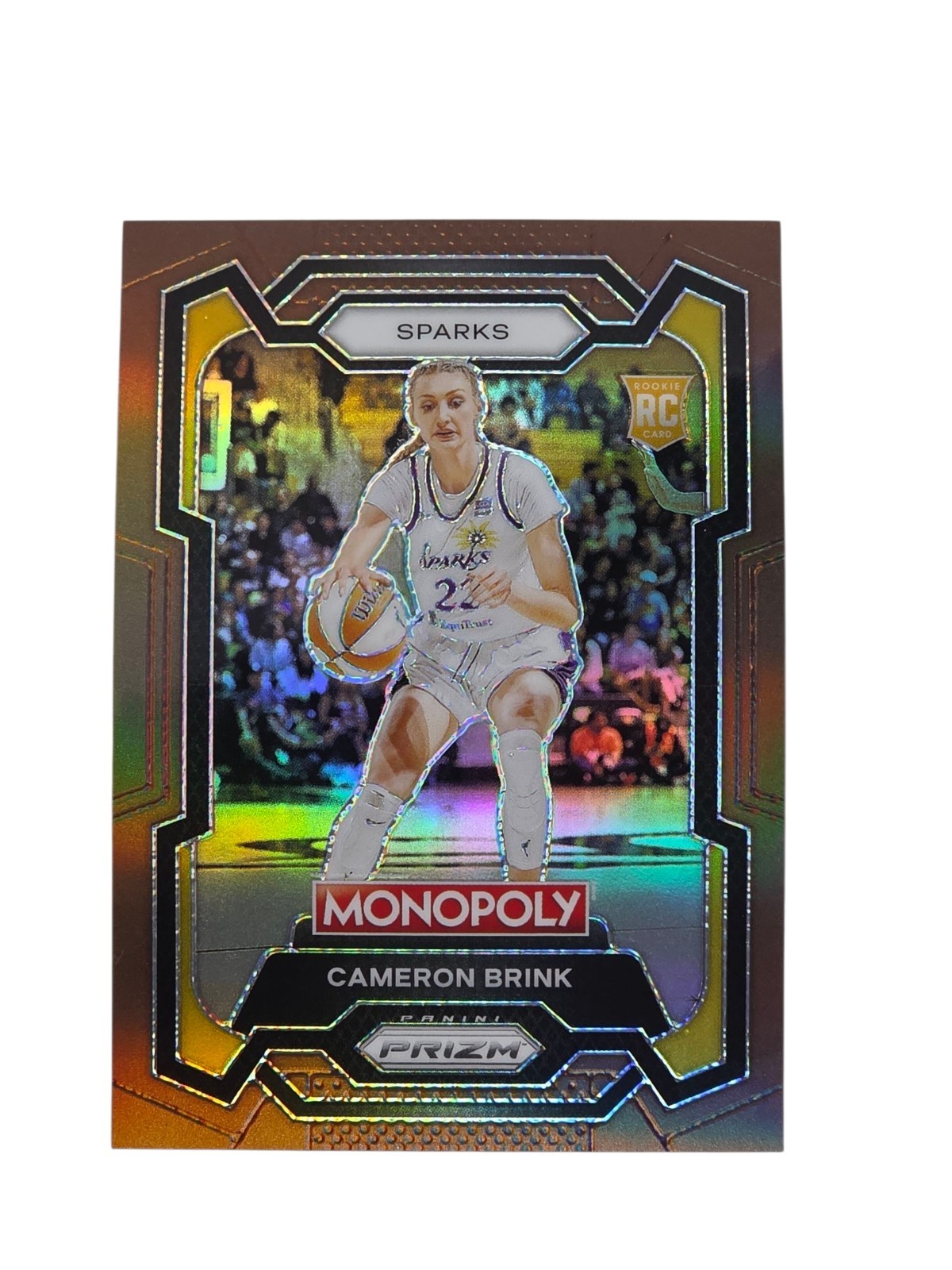 2024 PANINI PRIZM MONOPOLY WNBA BROWN PRIZM #39 CAMERON BRINK /249