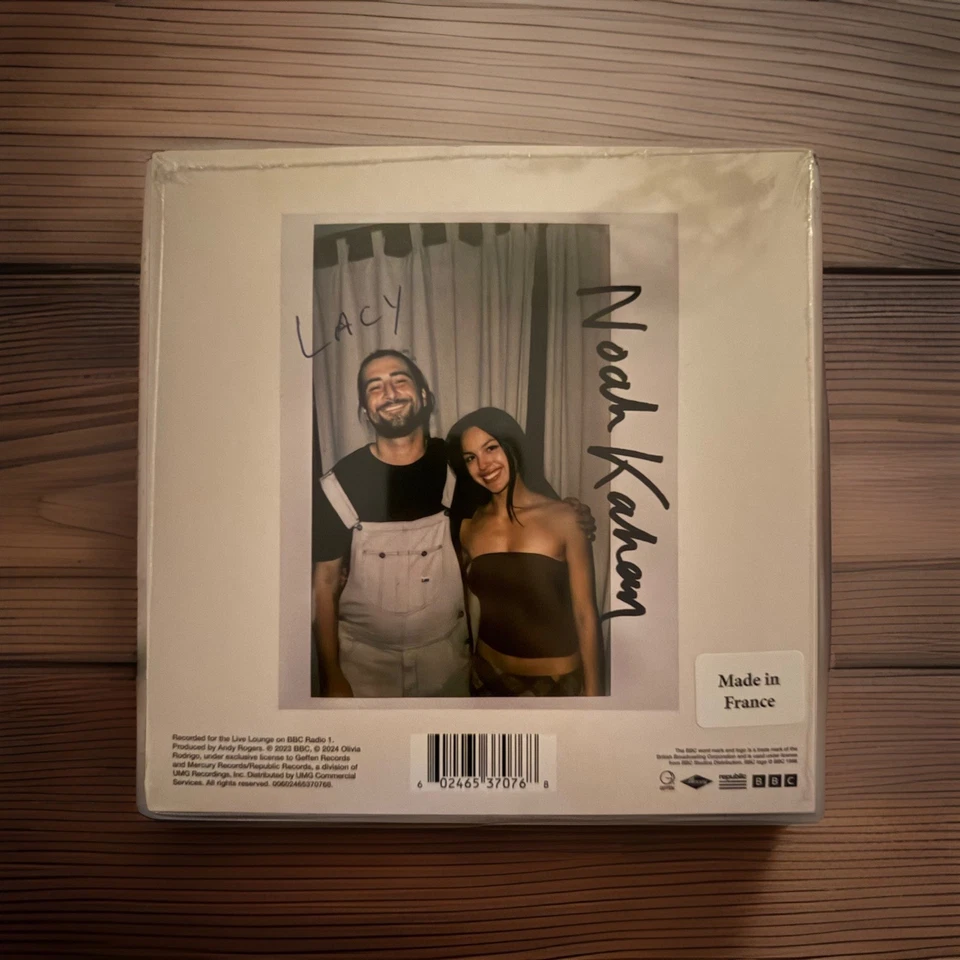 Olivia Rodrigo & Noah Kahan - Stick Season/Lacy 7" Color Vinyl Record MAUVE - Image 2 of 2