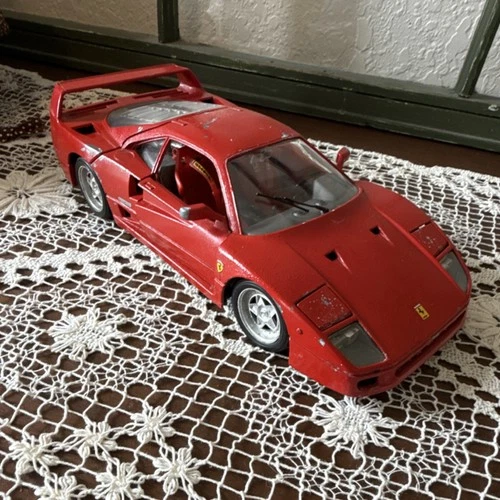 Polistil Tonka Ferrari F40 1:16 Diecast Red Car Model with Opening Doors