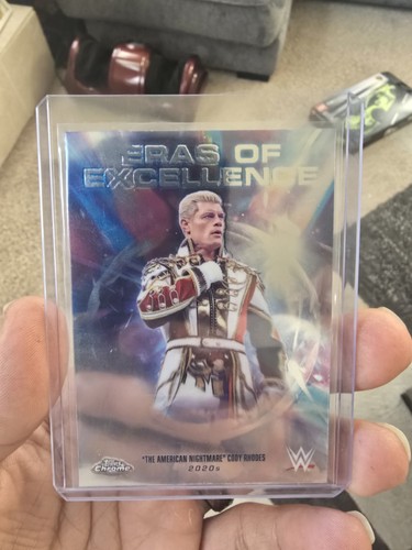 2026 Topps Chrome WWE "American Nightmare" Cody Rhodes Eras of Excellence ERA-9 - Picture 2 of 2
