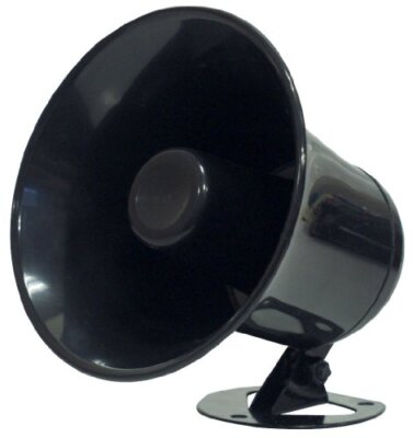 Outdoor Trumpet Car Horn Speaker - 5  Pa Horn Speaker w/ 8 Ohms Impedance, 15...
