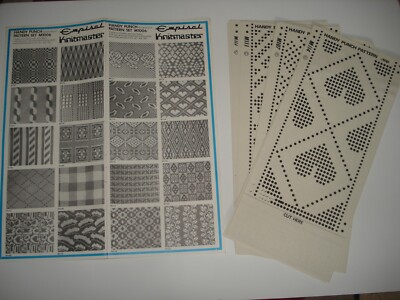Empisal Knitmaster handliches Stanzmuster Set Nummer M1006