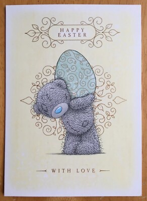 happy easter teddy bear
