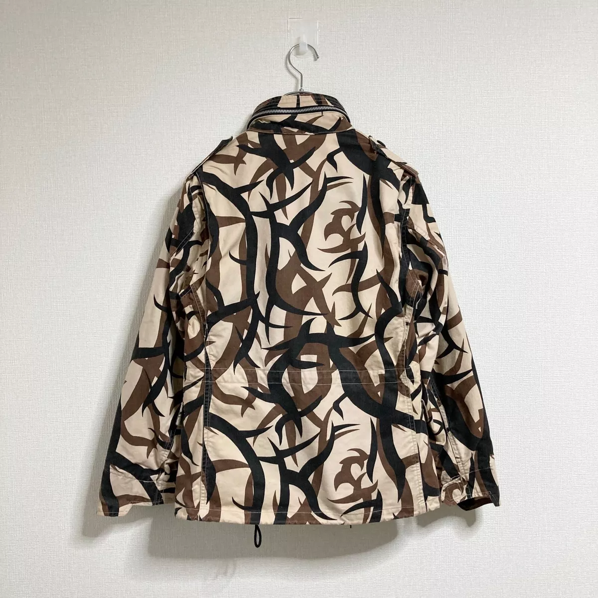 90s A BATHING APE BAPE Tribal Camouflage M65 Military Jacket