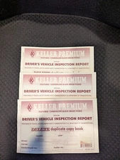 JJ Keller Detailed Driver Vehicle Inspection Report DVIR Stock 1854 Carbonless
