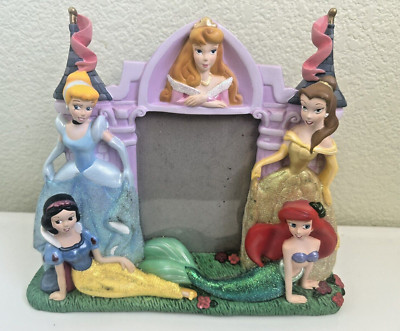 Disney Princesses 3D Glitter Picture  Frame Ceramic
