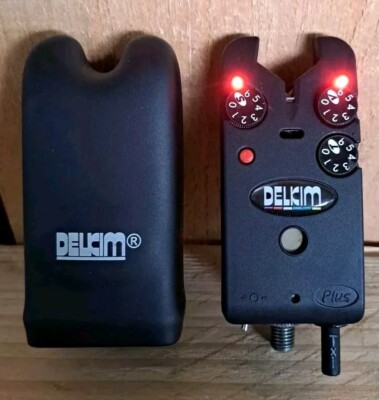 Delkim Tx-i Plus Funk Bissanzeiger ROT (RED) Bissanzeiger Karpfen Angeln Rapfen