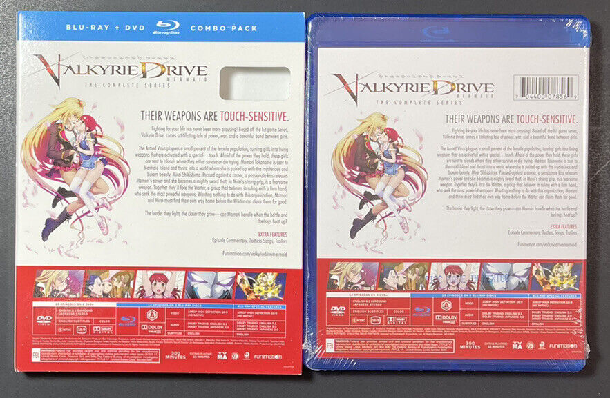 Valkyrie Drive Mermaid The Complete Series (Blu-ray + DVD) NEW With Slip  Cover 704400078569