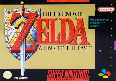 Nintendo SNES - Legend of Zelda: Link to the Past DEUTSCH mit OVP OVP beschädigt - Bild 1 von 3