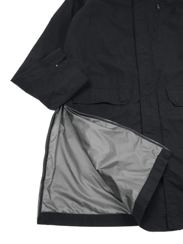 Men's Vintage Victorinox Tech Long Parka Light Wind & Waterproof Jacket (S) - Picture 10 of 10
