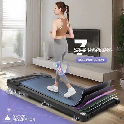 3 in 1 Walking Pad Treadmill for Home,2.5HP Treadmill Compact Design Treadmill 