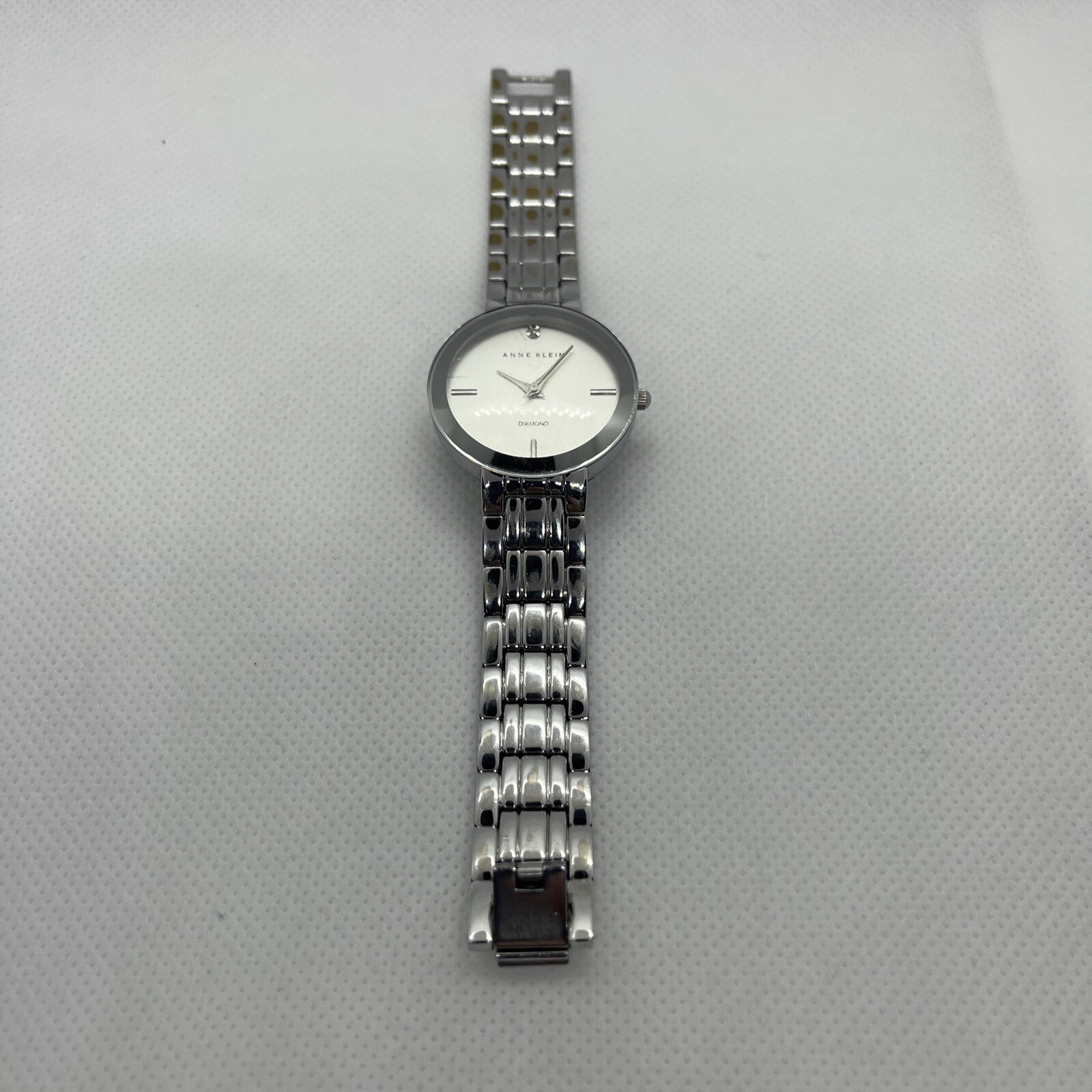 Anne Klein Diamond Watch Silver AK/1111 Y121E Bea… - image 2