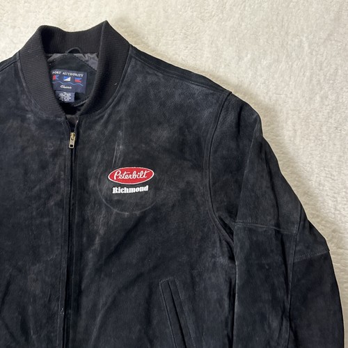 Peterbilt Richmond Black Suede Leather Jacket Size XL - Picture 13 of 17