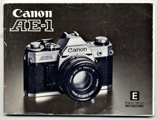 Canon AE-1 Instructions / Manual IE01-072C 0679D40 - FAIR